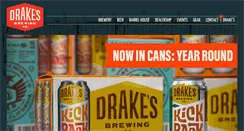 Desktop Screenshot of drinkdrakes.com